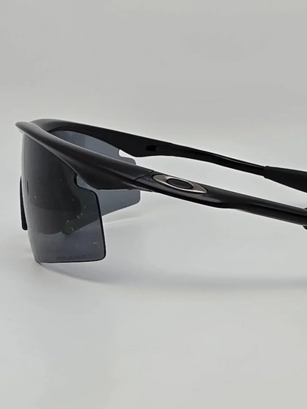 Oakley 11-162 SI Industrial M Frame Black Polarized Z87 Grey Strike Sunglasses